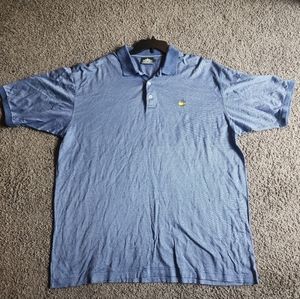 Clubhouse Collection Mens XXL Polo Golf Shirt Masters Logo Made in Italy